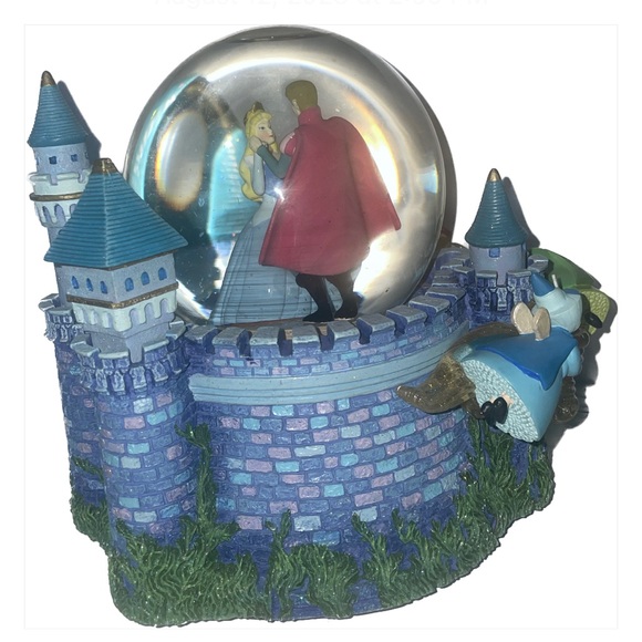 Disney Sleeping Beauty Musical Snow Globe Fairy Godmothers Once Upon the Dream - Picture 13 of 14